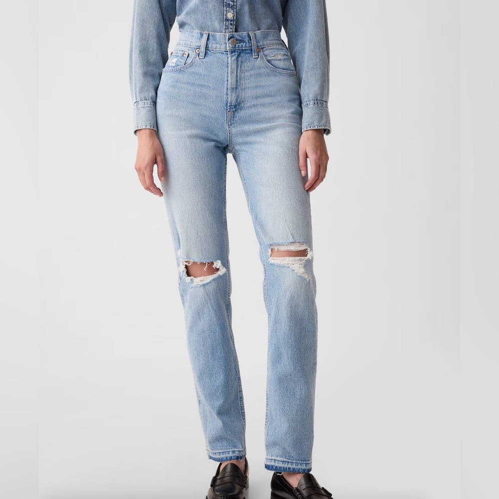 GAP CHEEKY STRAIGHT
HIGH RISE JEANS